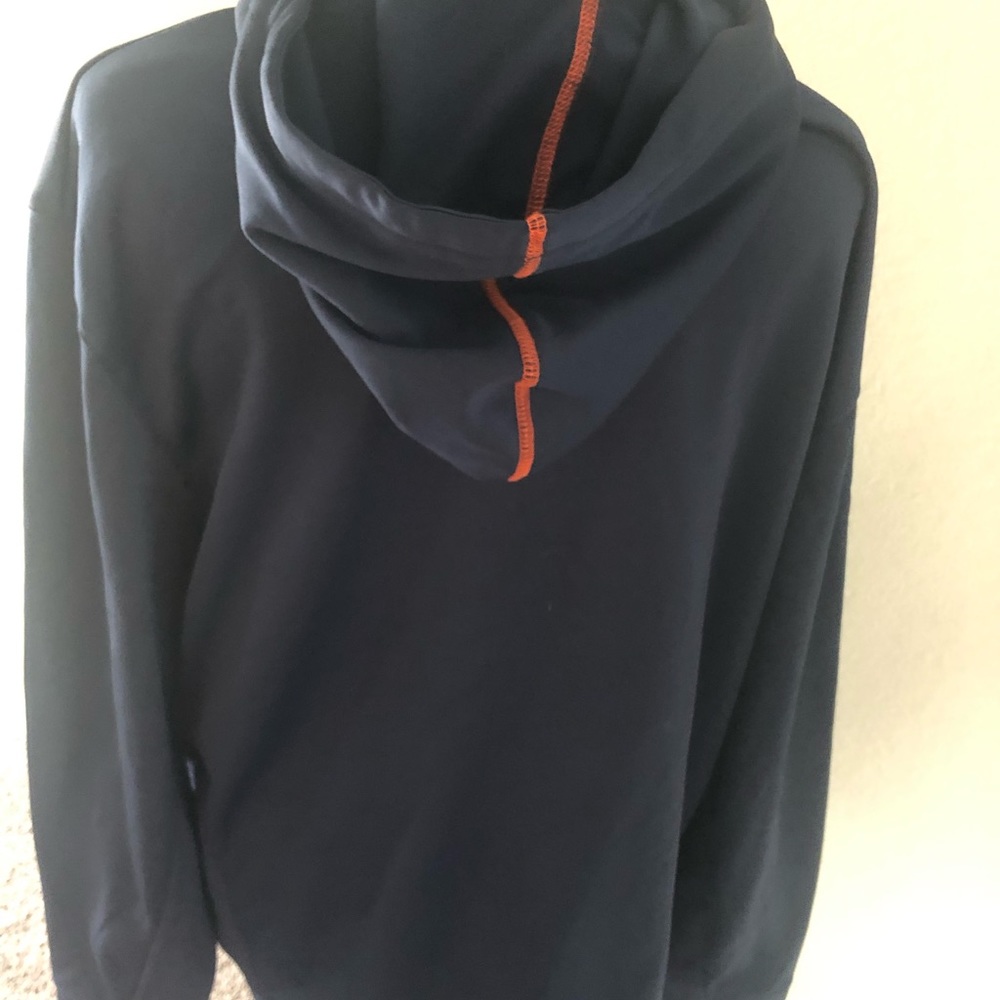 NFL Denver Broncos Navy and Orange Hoodie - Picture 3 of 4